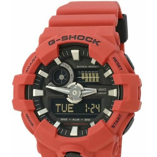 фото Наручные часы casio, красный