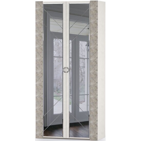 Шкаф Mobi для одежды Амели Моби 13.133 цвет шёлковый камень/бетон чикаго беж