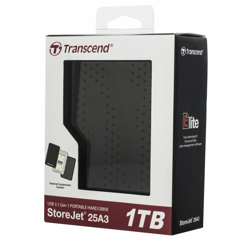 Внешний HDD Transcend StoreJet 25A3