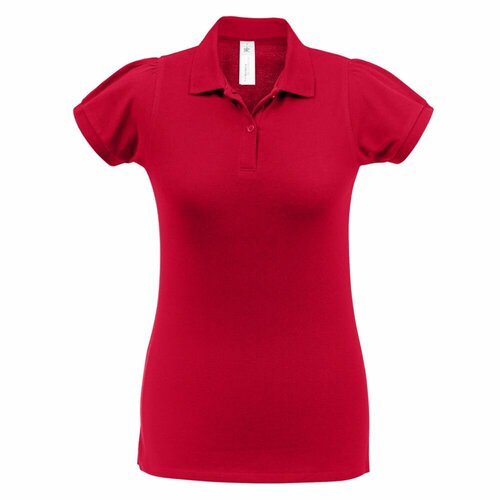 Поло B&C collection, размер L, красный рубашка поло женская размер l цвет зелёный чёрный