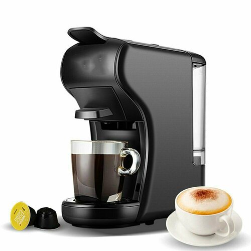 Универсальная кофемашина 3-в-1 с адаптерами для капсул Nespresso Dolce Gusto и молотого кофе 1450W 2336100₽