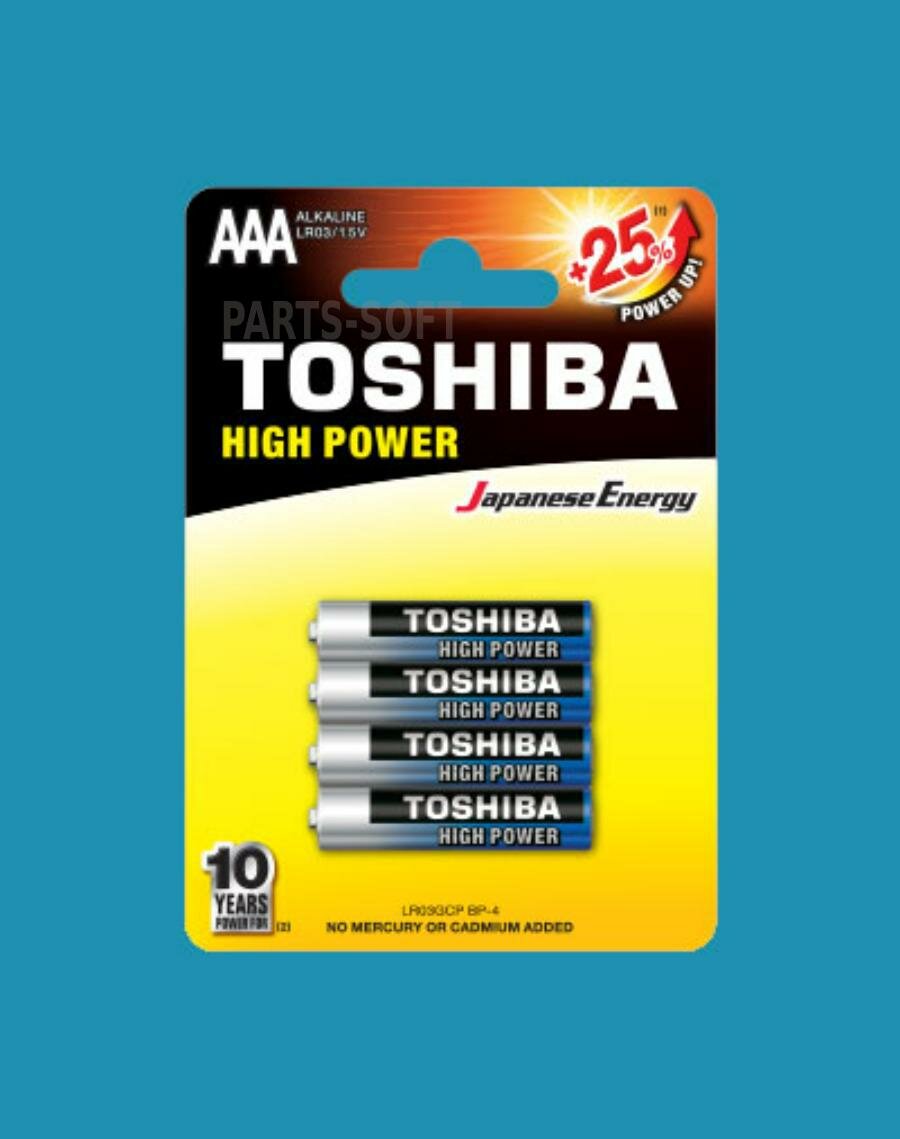 TOSHIBA LR03GCPBP4 Батарейка