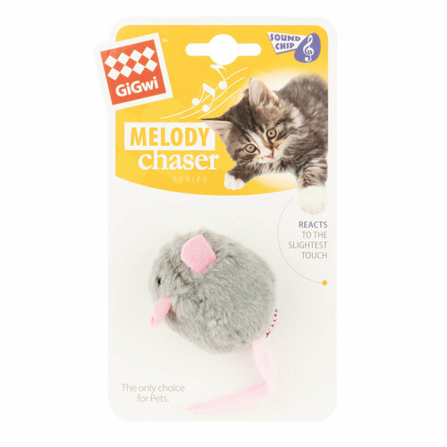 Игрушка ГиГви для кошек Мышка с электронным чипом