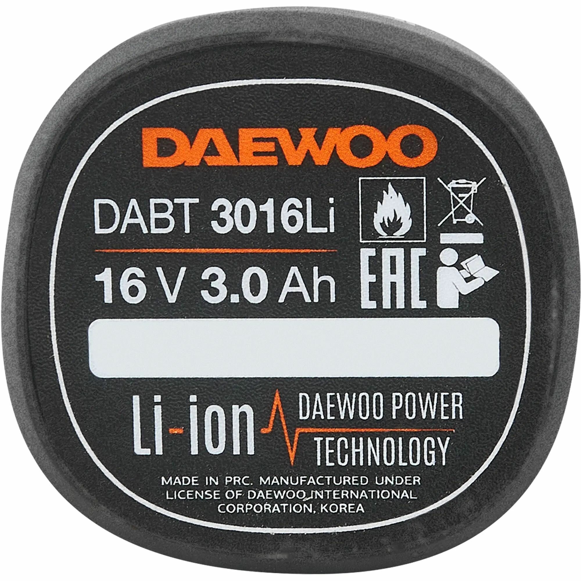 Батарея аккумуляторная Daewoo DABT 3016Li 15 В - фото №11