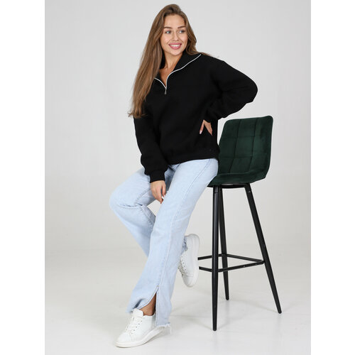 фото Толстовка ivcapriz, размер 54, черный