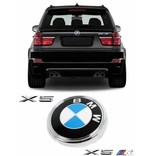 Эмблема задняя BMW X5 E70 на крышку багажника