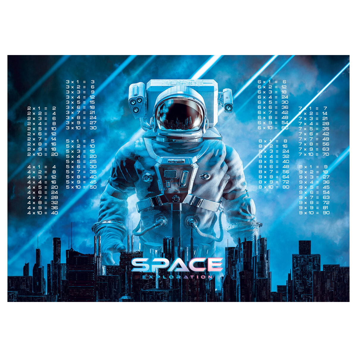 Настольное покрытие детское ArtSpace "Space", А3+, 3 штуки