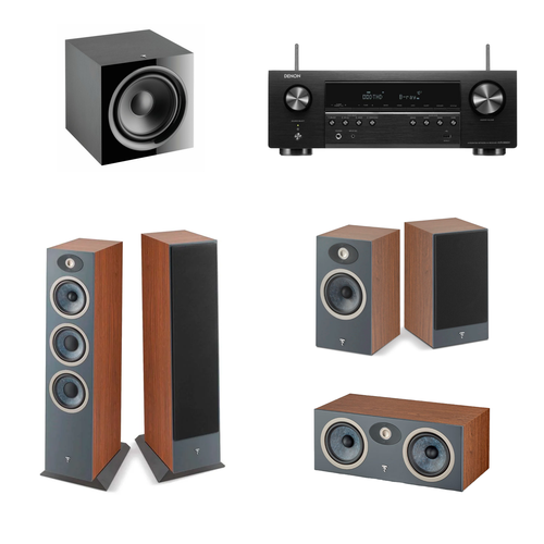 Focal Комплект акустики Theva N3 Dark Wood 51 Denon AVC-S660H 44100000₽