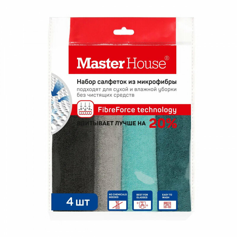 фото Набор салфеток из микрофибры, 4шт. Мой порядочный