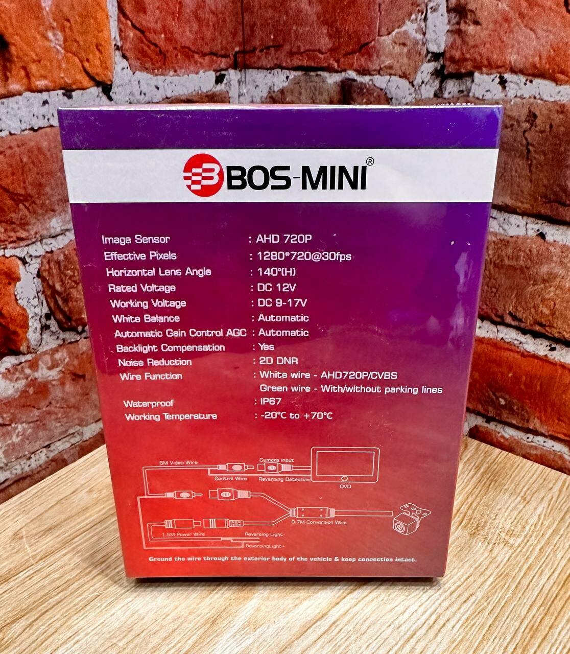 Камера заднего вида BOS-MINI Y653 — фото 4