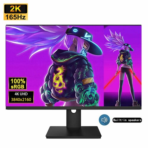 27 Монитор FYHXele 3840x2160 60 Гц IPS антибликовый матовый черный Free-Sync G-Sync 4599000₽