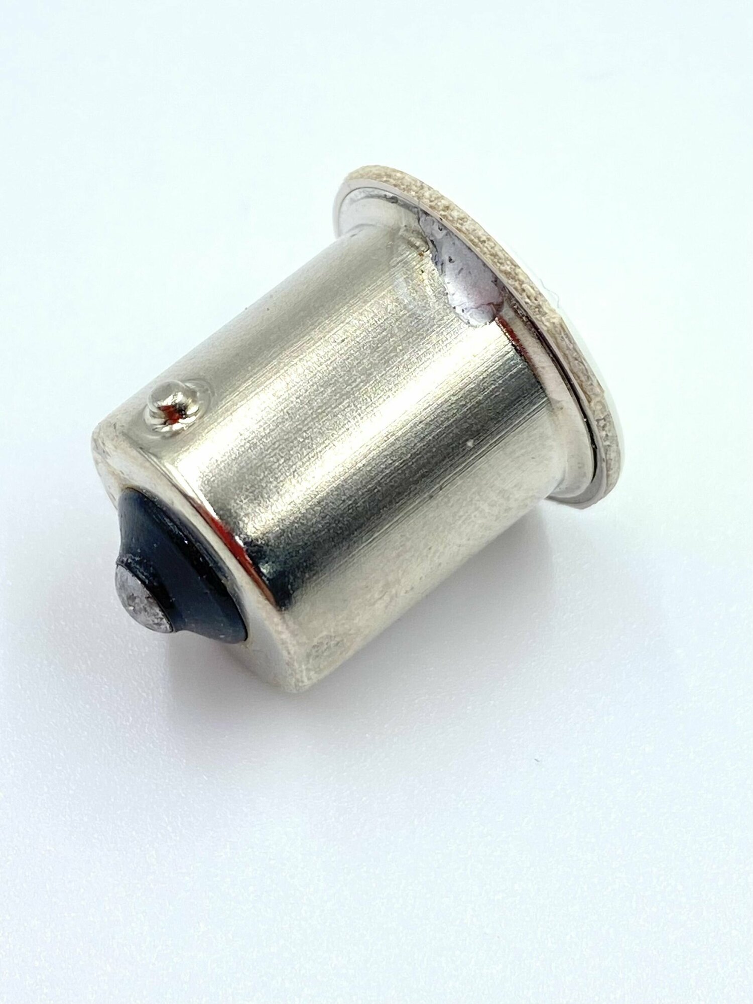 фото Лампа светодиодная 1156 LED Большой цоколь 5 SMD Силикон 2 контакта Свет белый 9/32V Аналог R5W/R10W