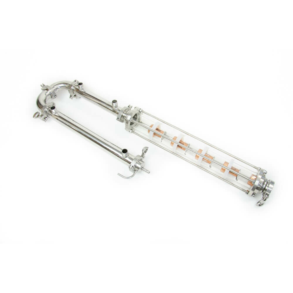 фото Колонна Mendeleeff Cap 2 дюйма, колпачковая, медь, 5 уровней, удлинённый колпачок