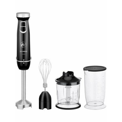Блендер погружной Hyundai HYB-H3845 1000Вт черныйсеребристый 440000₽