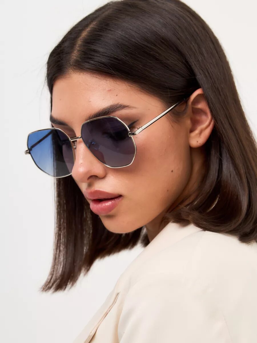 Солнцезащитные очки , голубой — фото 1