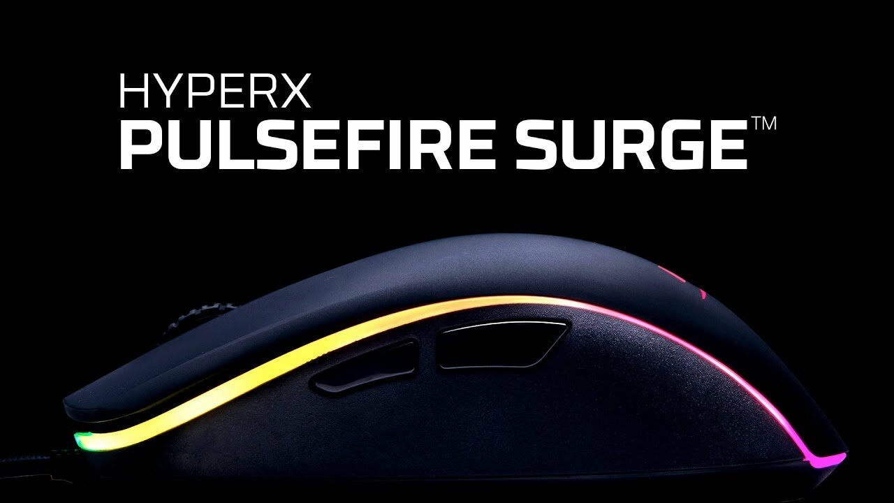 Игровая мышь HyperX Pulsefire Surge RGB (HX-MC002B), черный