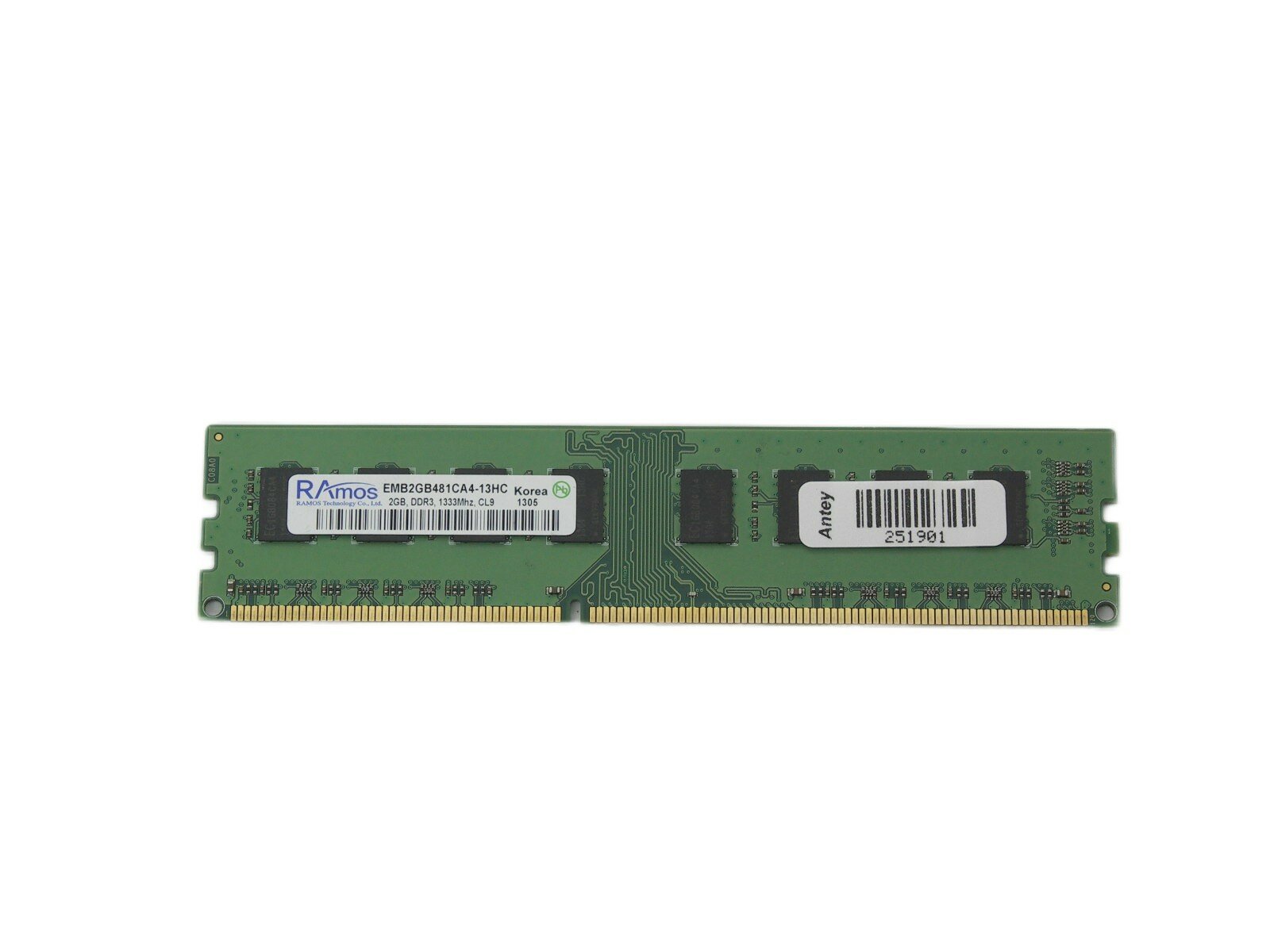 Модуль памяти DIMM DDR3 2Gb 1333Mhz PC-10600 Ramos EMB2GB481CA4-13HC