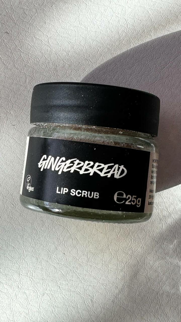 LUSH Скраб для губ Gingerbread lip scrub, 25 гр