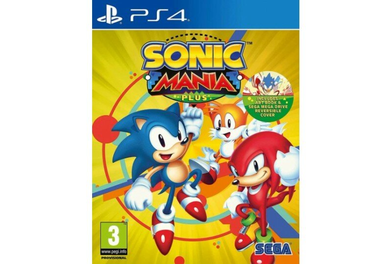 Sonic Mania Plus с артбуком (PS4)