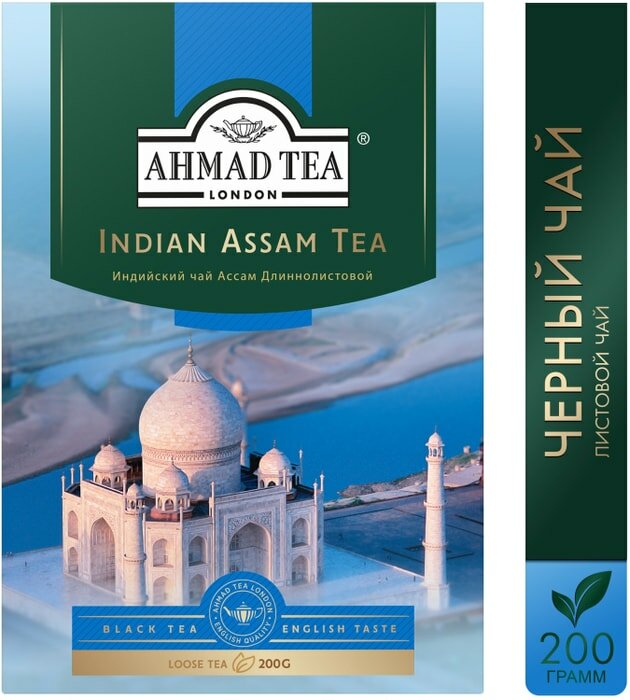 Чай черный листовой Ahmad Tea Indian Assam Tea, 200 г