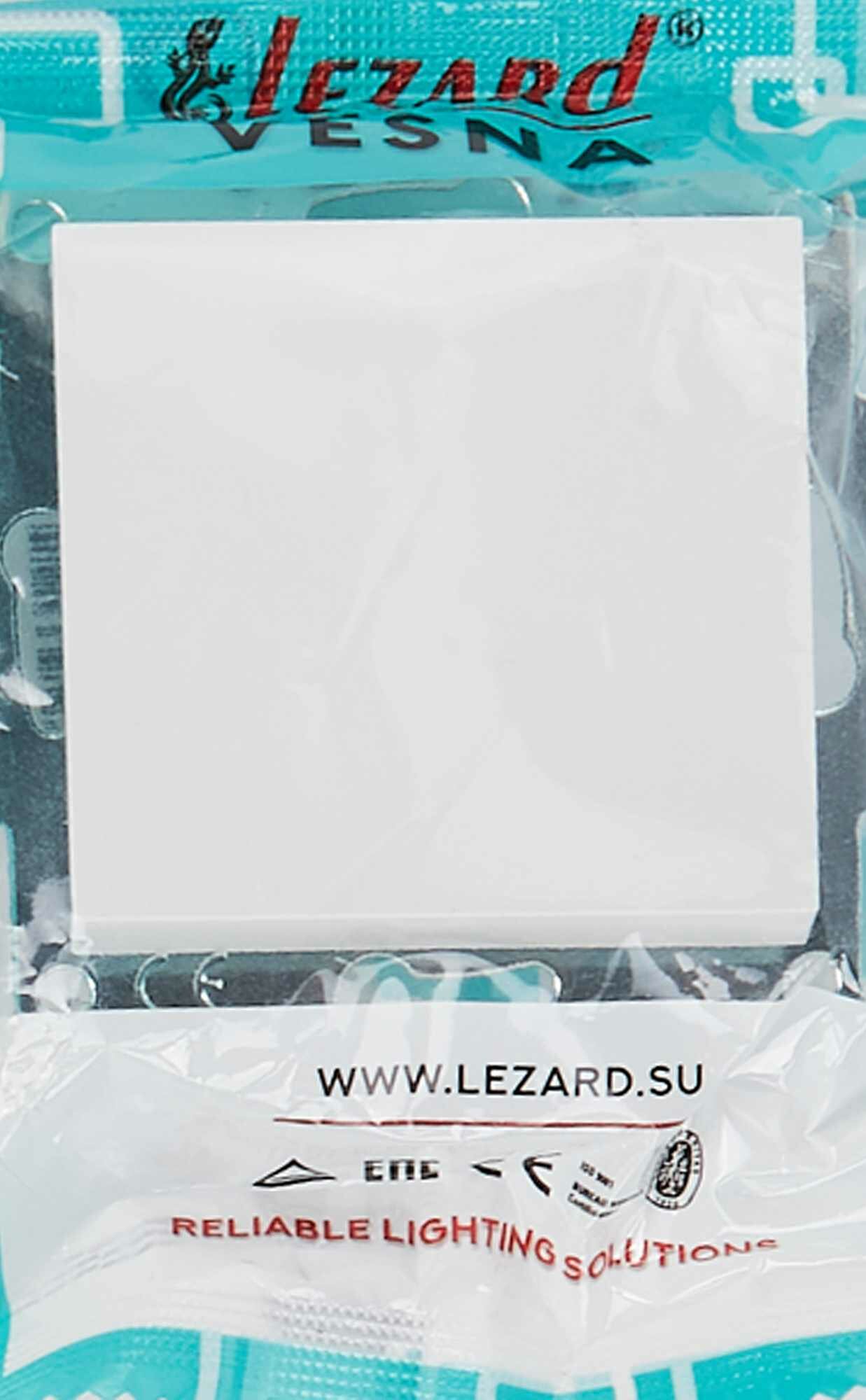 Выключатель Lezard Vesna цвет белый - фото №10