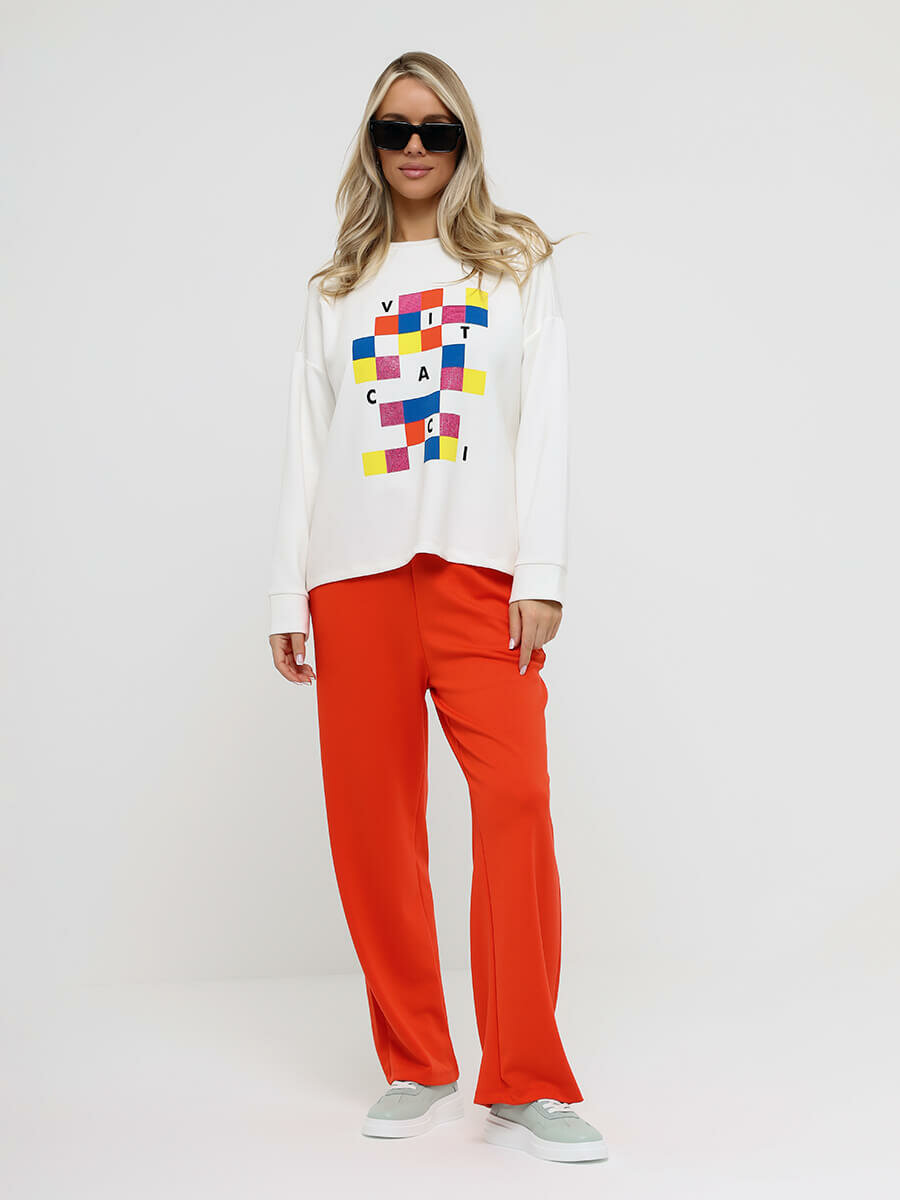 Комплект одежды VITACCI, размер 50-52, белый/оранжевый