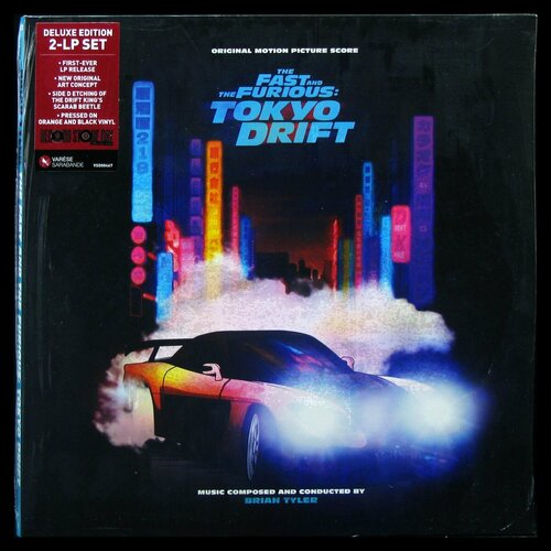 Виниловая пластинка Varese Sarabande Brian Tyler – Fast And The Furious: Tokyo Drift (2LP, coloured vinyl)