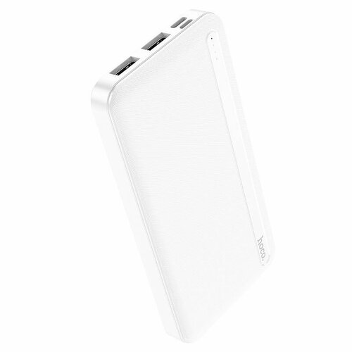 Внешний аккумулятор 10000 mAh Hoco J91 2USB21Ainput MicroType-CLED инд бат белый 1160₽
