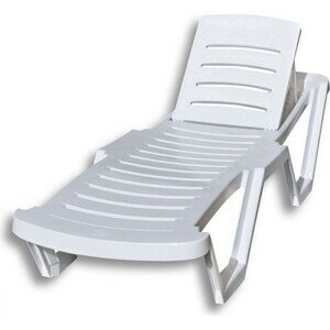 фото Лежак Garden story Резорт (пластик) белый