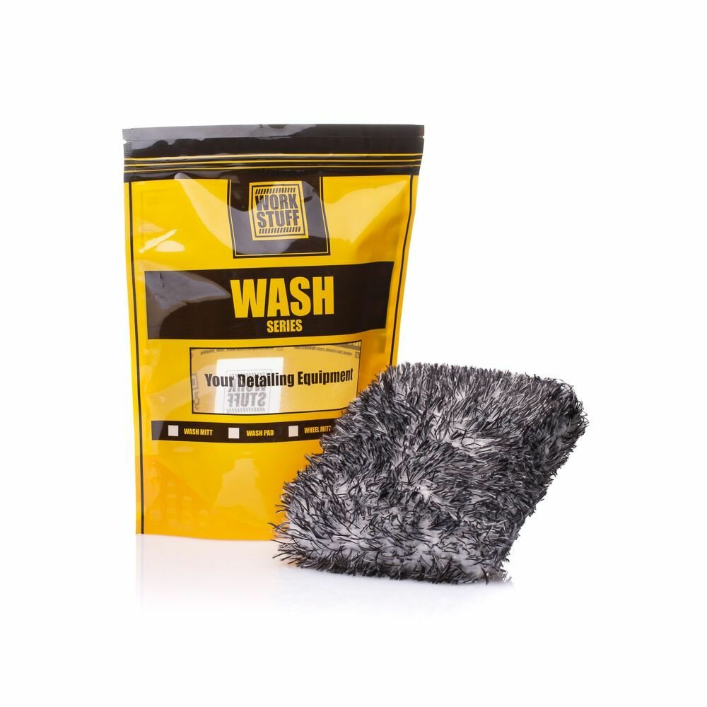 Пад для мытья авто Work Stuff Typhoon/ микрофибра, 22см х 18см