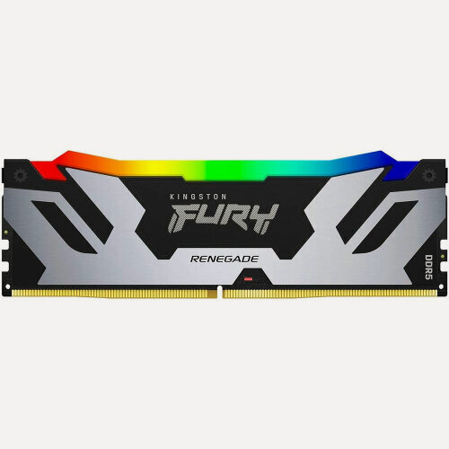 Изображение товара Оперативная память Kingston DDR5 16Gb 7200MHz pc-57600 Fury Renegade Black RGB XMP CL38 1.45V (KF572C38RSA-16)