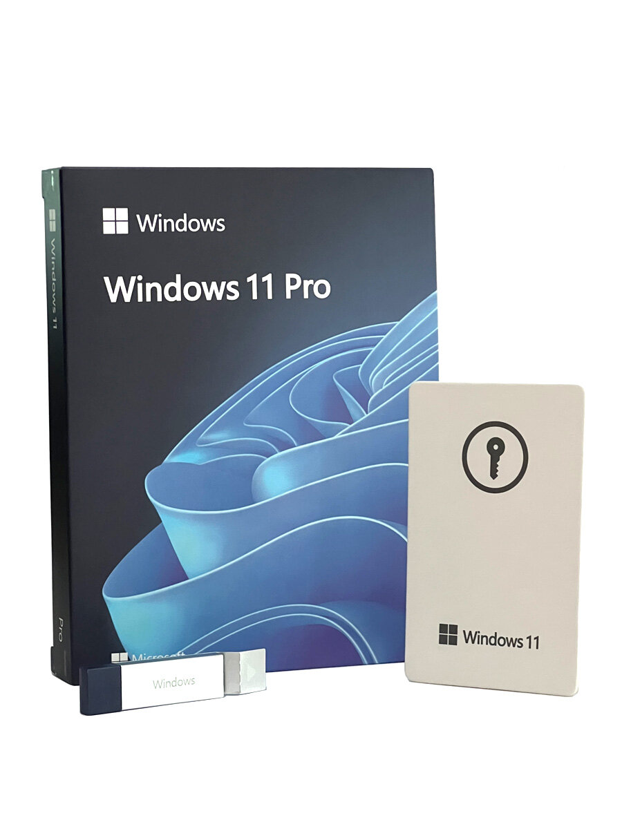 Windows 11 Pro, USB Box с ключом активации для 1 ПК