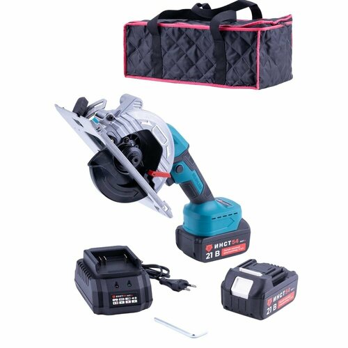 Аккумуляторная бесщеточная мини-циркулярная пила в сумке ИНСТ54 INDMCP21V3A-2-s 9802₽