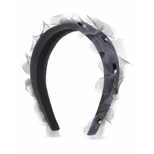 Шелковый ободок Miwa с логотипом