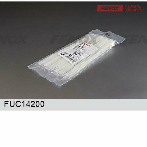 Хомут 100 штук Белый пластиковый Стяжка 4200 мм FUC14200 fenox 1шт 541₽