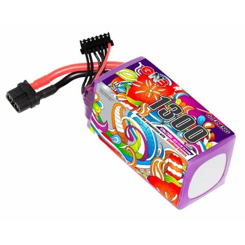 Аккумулятор LiPo Gaoneng GNB HV 6S1P 22.8V 1300mAh 120C с разъемом XT60 GNB13006S120AHV
