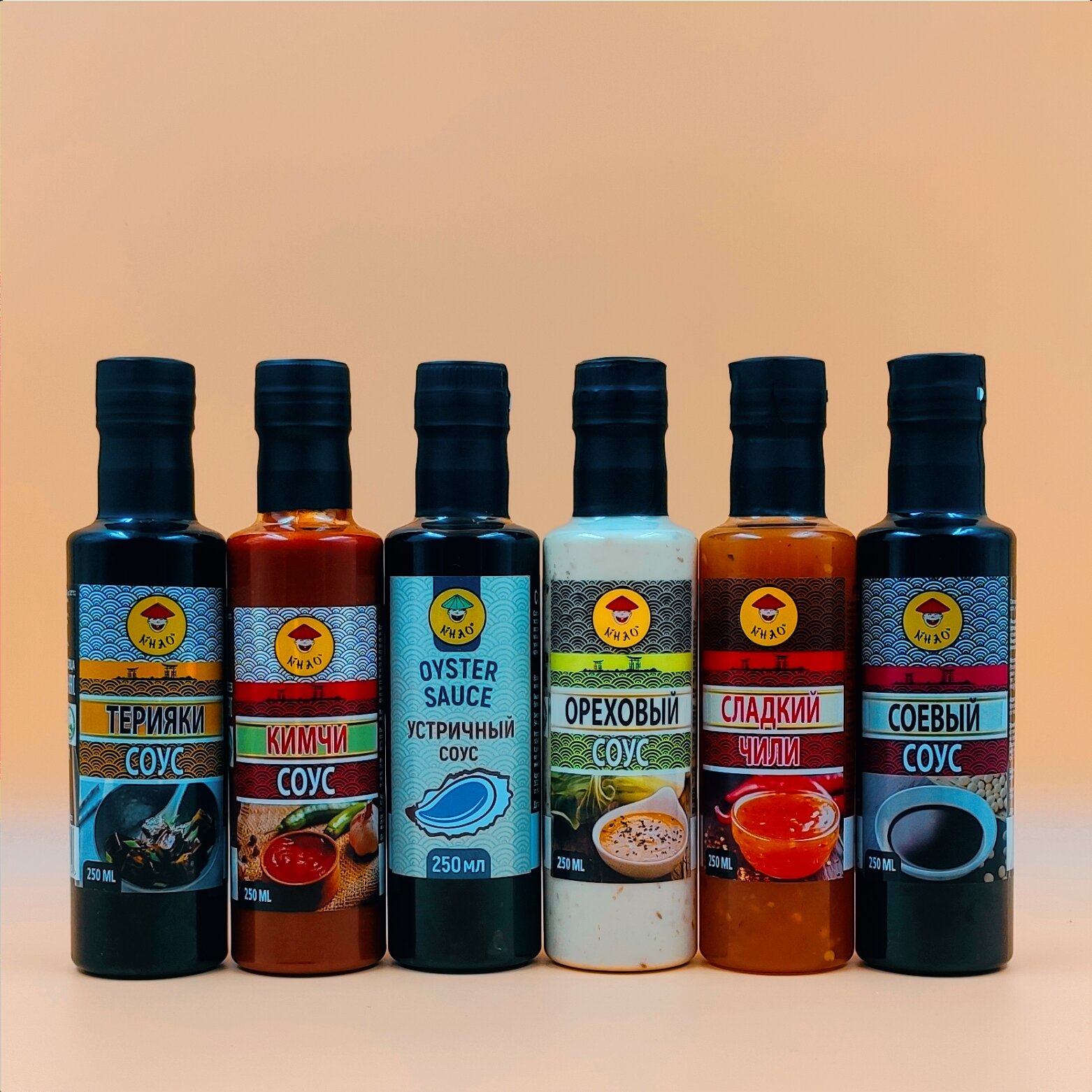 фото Набор шесть соусов №7 NIHAO азиатская кухня.