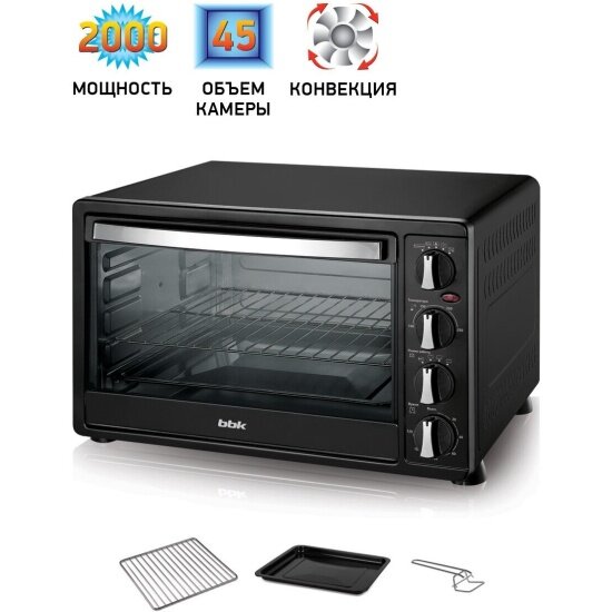 Изображение Мини-печь Bbk OE4523MC, черный