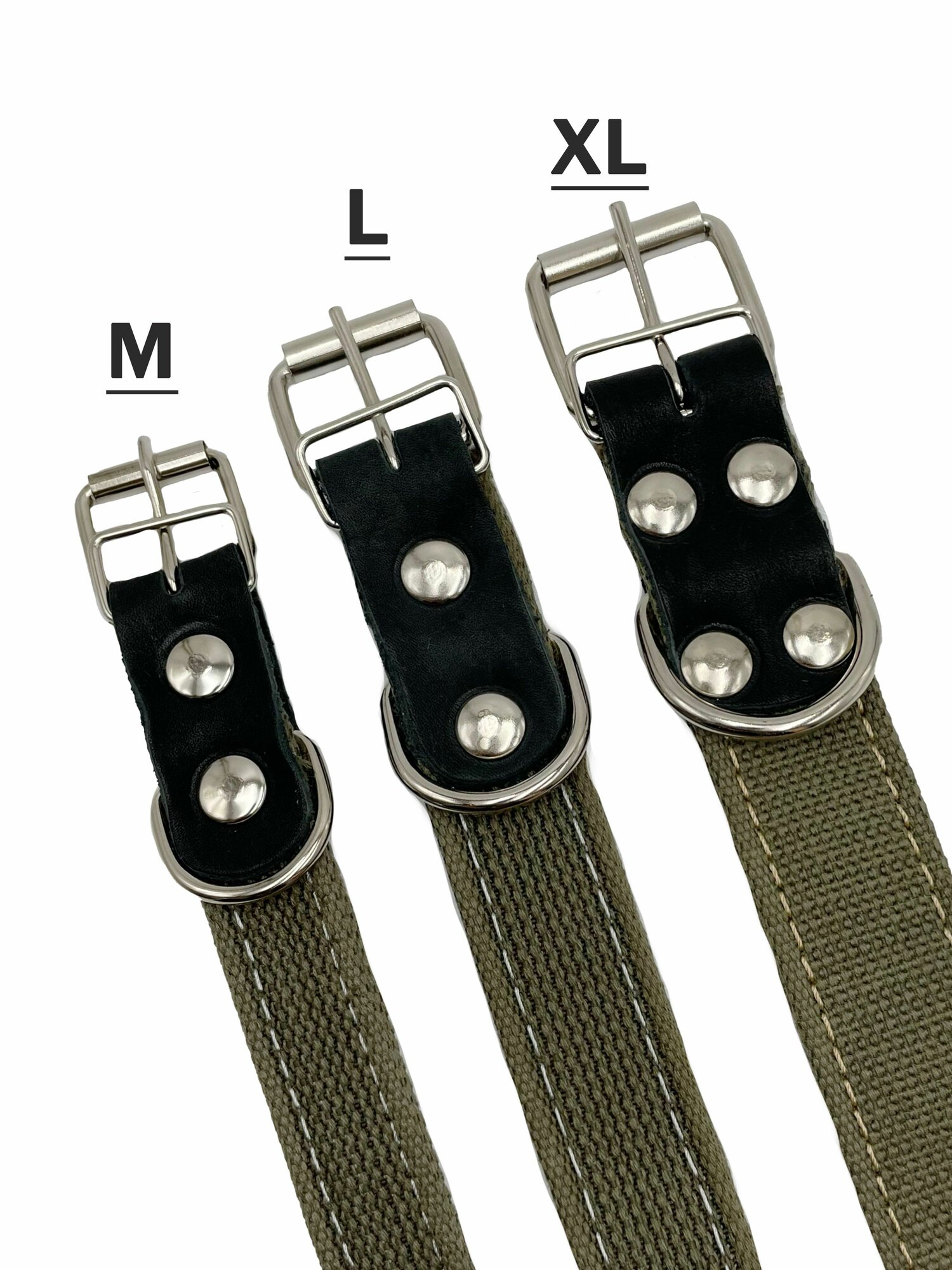 Ошейник для собак/средних и крупных пород/ брезентовый — фото 1