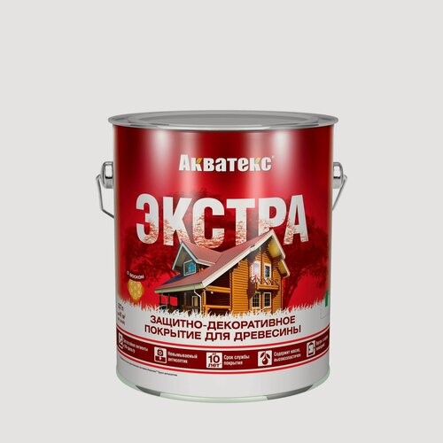 Изображение товара Акватекс Экстра, цвет Палисандр, 2,7 л, пропитка по дереву, защитно-декоративное покрытие для древесины