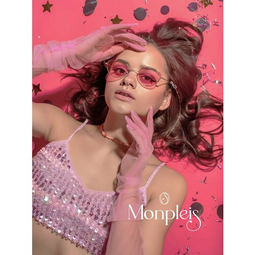 фото Перчатки monpleis фотосессия для женщин, размер onesize (6-7), белый, розовый