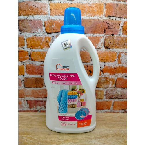 Romax Happy House Color Жидкое средство для стирки цветного 15 кг на 20 стирок 588₽