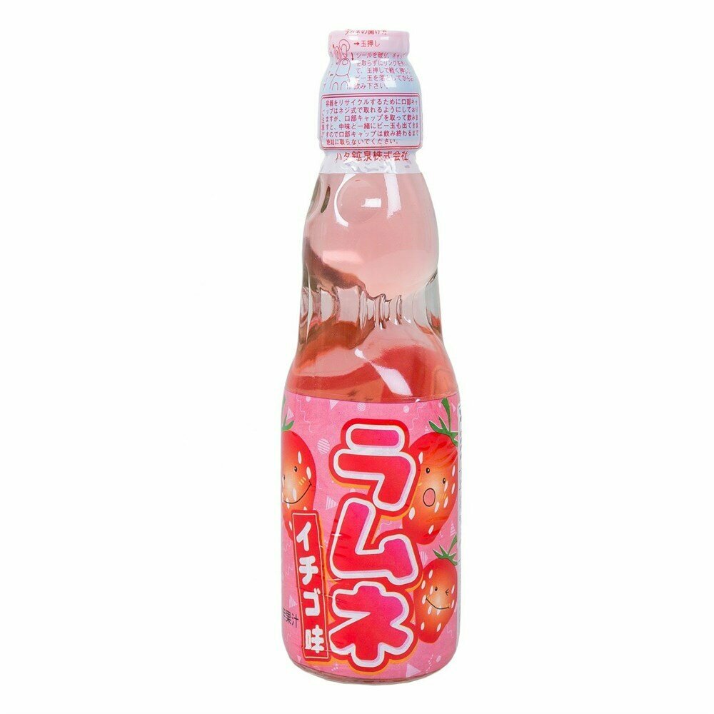 Ramune лимонад клубника напиток газированный 200 мл