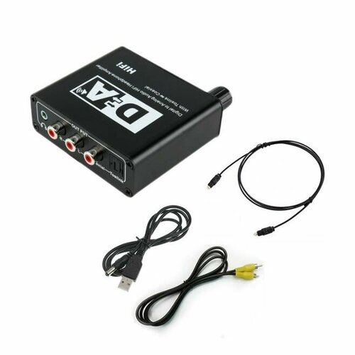Конвертер переходник адаптер Digital to Analog HW-30DA черный