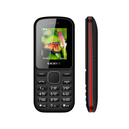 TeXet TM-130 черный-красный 107900₽