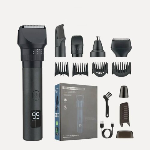 Изображение товара Машинка для стрижки Xiaomi Youpin Hair Trimmer 5-in-1, нержавеющая сталь, IPX6