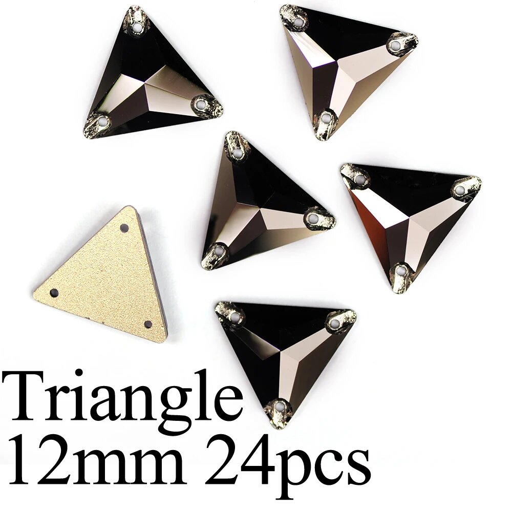Кристаллы Triangle 12mm, 24шт