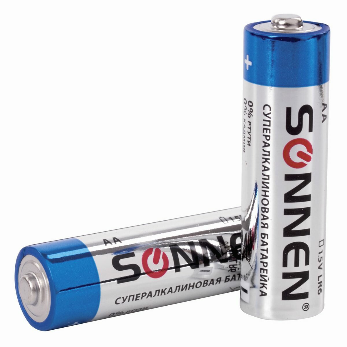 Батарейка Sonnen Super Alkaline AA/LR06 (1.5 В) алкалиновая (картон, 10шт.) (454231), 6 уп.