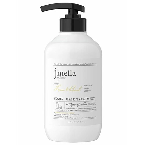 Jmella Парфюмированный кондиционер для волос Лайм и Базилик Lime Basil Hair Treatment 500 мл 830₽