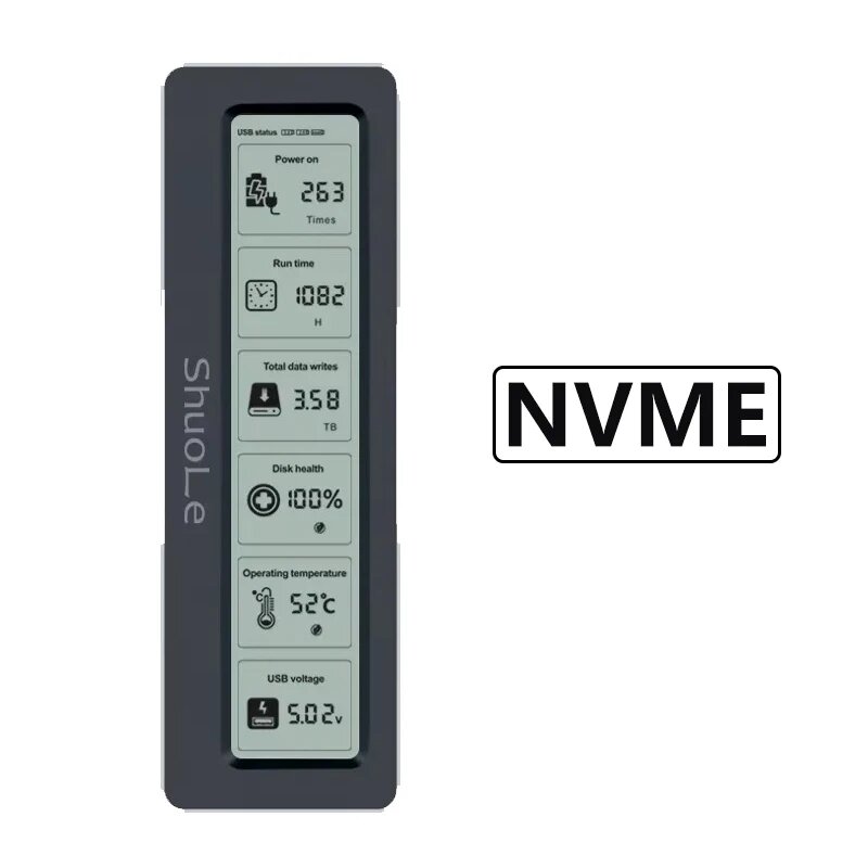 Корпус SSD kebidu для M.2 2242/2260/2280, алюминий, USB 3.2 Gen2, 10 Гбит/с, NVME